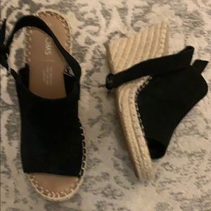 Black espadrilles excellent condition
